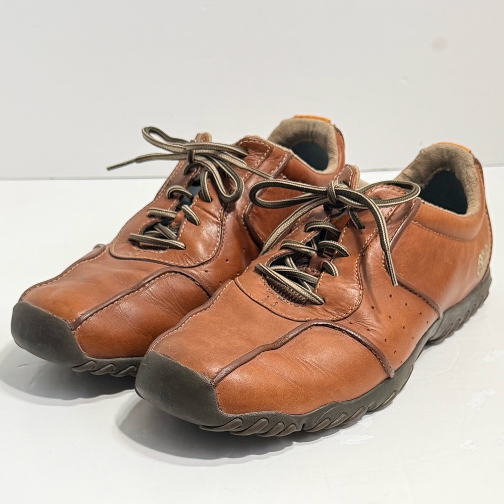 Timberland Lexington Avenue 55518 Brown Leather Oxford Lace Up Shoes Size 9.5M